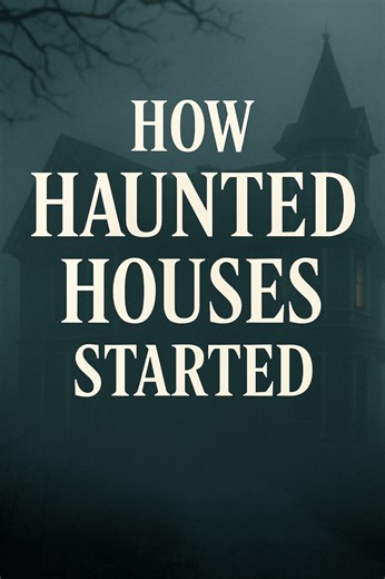 Before haunted houses became billion-dollar attractions… they were homemade nightmares. In the 1800s, Victorians were obsessed with ghosts and séances — they filled their parlors with flickering candles, velvet curtains, and mirrors to “summon the dead.” Then during the Great Depression, parents in America tried to stop kids from vandalizing towns on Halloween — so they turned their basements into spooky walk-throughs to scare them safe. Sheets, candles, fake corpses — and just like that, haunte