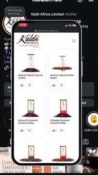 HOW TO ORDER ON KALDI WEBSITE