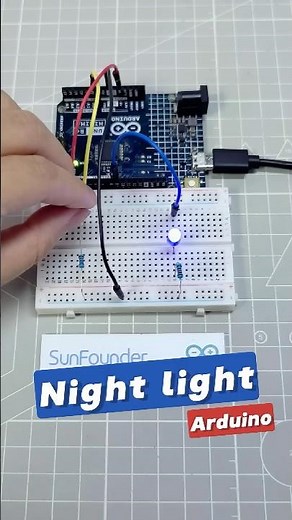 Beginner Arduino Project: Auto Light with Sensor! #arduino #arduinoproject