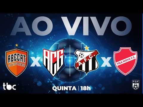 RODADA DUPLA: ABECAT X ATLÉTICO GOIANIENSE | ANÁPOLIS X VILA NOVA | 12/02/2026