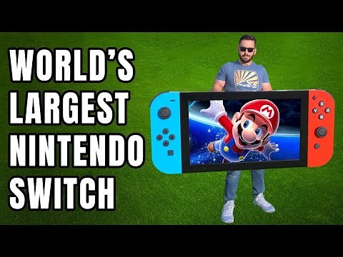 World's LARGEST Nintendo Switch! (actually works)
