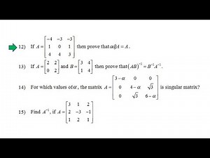 Adjoint of Matrix practice problems. matrices addition, subtraction and multiplication.