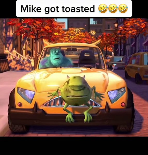 Mikes New Car 🤣🤣🤣#mikewazowski #funny