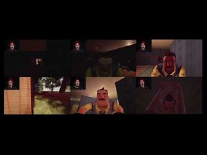 Markiplier Hello Neighbor Alpha 1 All Jumpscare Reactions