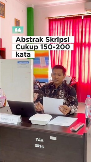 Abstrak dalam skripsi #skripsi #sarjanapendidikan #penelitian #abstrakt