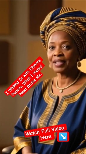 I Walked In with Divorce Papers, What I Heard Next Broke Me.