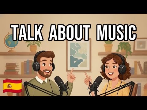 How to Talk About Music | Everyday Spanish Podcast 🎧🇪🇸 | Beginner (A1-A2)