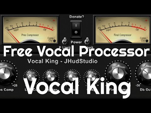 Free Vocal Processor - Vocal King 1 by JHudStudio (No Talking)