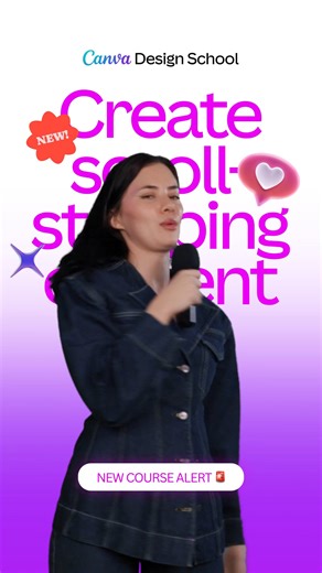 One day you’re seeing this post, the next you’re going viral 🌎 📸. Check out our FREE course on all things social: https://www.canva.com/design-school/courses/create-scroll-stopping-content #CanvaDesignSchool | Canva