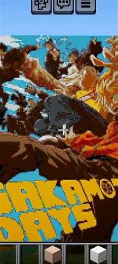 Sakamoto Days Anime Pixel Art in Minecraft | Epic Transformation Build 🎨🔥 | #sakamotodays #pixelart