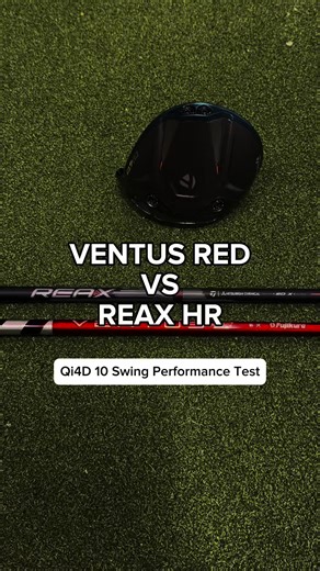 Taylormade Qi4D with Ventus TR Red Velocore 6X vs REAX HR 60-X performance test on Trackman. #moderngolf #taylormadegolf #ventus #golfdriver #trackman