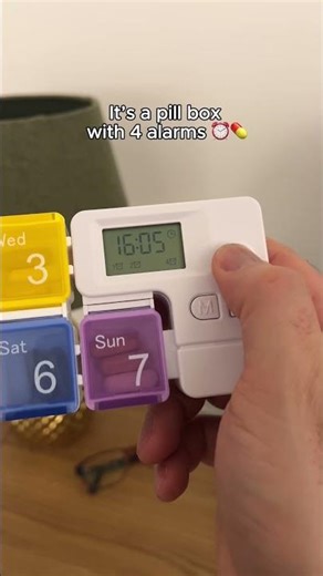 The pill box that actually works #health #musthave #gadgets