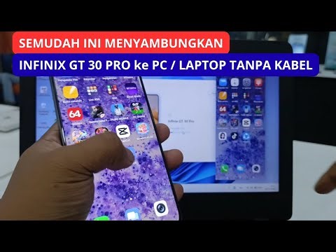 TUTORIAL MENGHUBUNGKAN INFINIX GT 30 PRO ke PC / LAPTOP TANPA KABEL