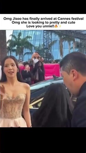 Jisoo has arrived!!! 🔥✨ #blackpink #viral #shorts #cannes