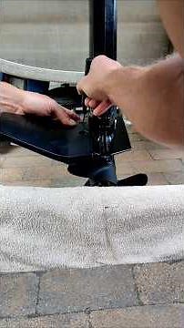 How To Install A Hydrofoil On A 4HP Outboard Motor.