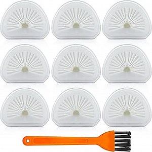 9 Pack Replacement Filters for Black + Decker Dustbuster AdvancedClean Cordless Handheld Vacuum VLPF10 HLVA320J26 HLVA325J10 HLVA315J22, Compatible with HLVA315J HLVA320J Filter, Part N575266 N600601