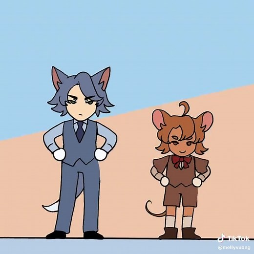 Tom and Jerry as Humans: Creative Animation Fanart
