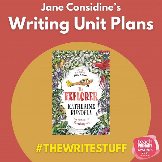 Today’s Writing Unit Plan is on… The Explorer by Katherine Rundell. Fred, Con, Lila, and Max are on their way back to England from Manaus when the plane they're on crashes and the pilot dies upon landing. For days they survive alone, until Fred finds a map that leads them to a ruined city, and to a secret. What the Writing Unit Plans do: Provide teachers with easy access to a variety of resources and materials for their lessons. Access to over 200 Writing Unit Plans covering years EYFS to Year 6