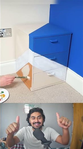 Hidden Drawers Painting Challenge#shorts