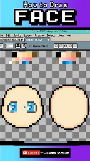 Aseprite: How to Draw a Face from Scratch | Tutorial