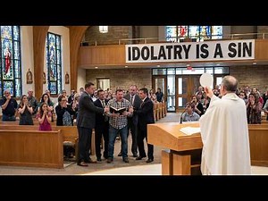 Protestant Confronts Priest the Eucharist Is a Fake Christ