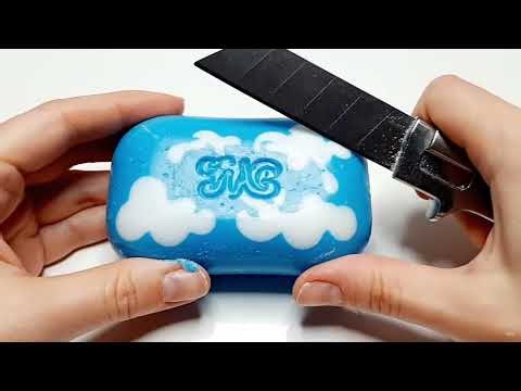 Most Satisfying Soap Crushing & Cutting ASMR Compilation 💙 Sleep & Relaxation Sounds