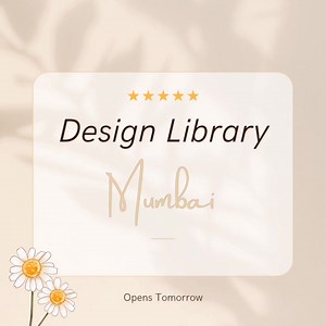 Design Library Mumbai OPENS TOMORROW! Luxe labels are set to unveil...