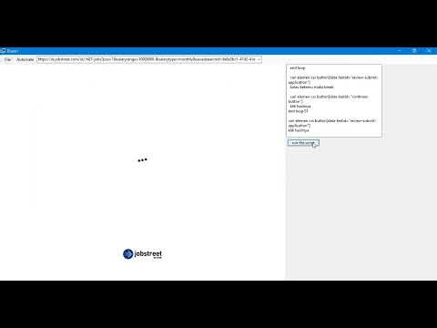 auto apply lamaran pekerjaan menggunakan aplikasi siraggnep