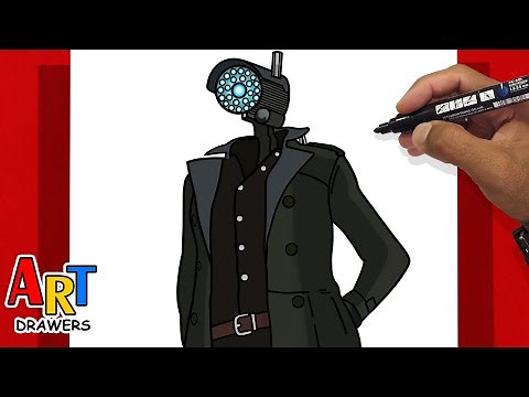 How To Draw CAMERA WOMAN Skibidi Toilet😲📸🎥