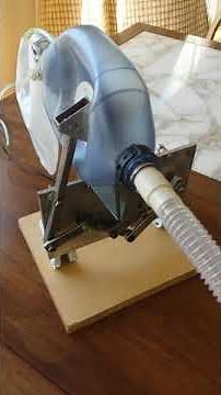DIY mechanical ventilator BVM with mask