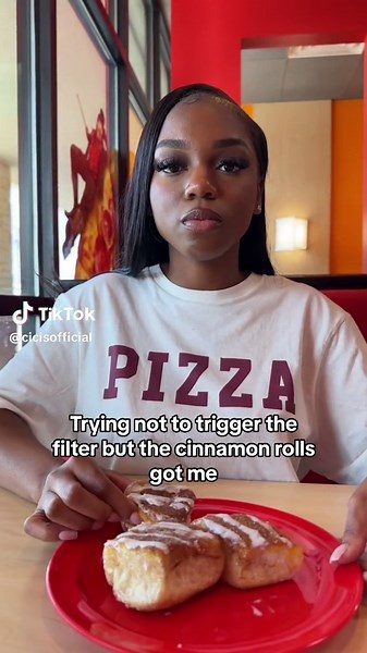 Cici's Pizza Cinnamon Roll Challenge