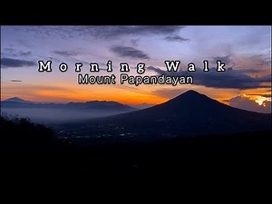 Morning Walk Through Beautiful Mountain in Garut West Java Indonesia | 4K HDR