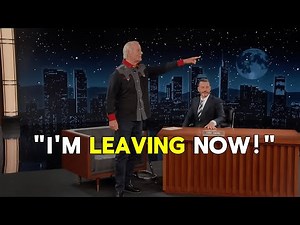 Bill Murray STORMS OFF Jimmy Kimmel's Show After Heated Clash.