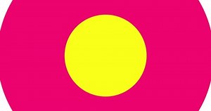 Modern simple circle transition for video editing. Loop round transition, opener or ending for video