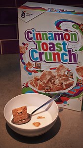 When Cinnadust meets milk, there's no telling what will happen. | Cinnamon Toast Crunch | Facebook