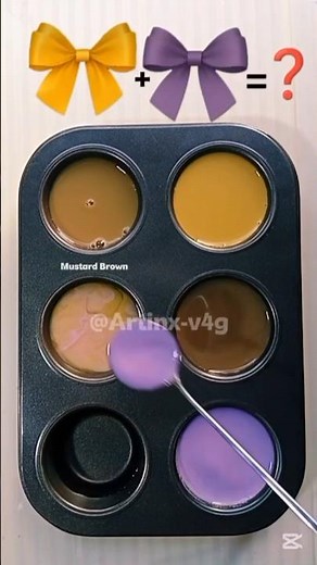 🎨 Color Palette / Golden Mustard + Dark Olive Brown + Lavender Purple | Lavender Harvest Glow #short