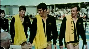 14 reactions | The swimming competition at the Edinburgh 1970 British...