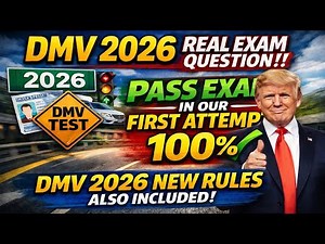 DMV Test: How to Pass Driving Test in your 1st attempt || Driving Test Questions and Answers