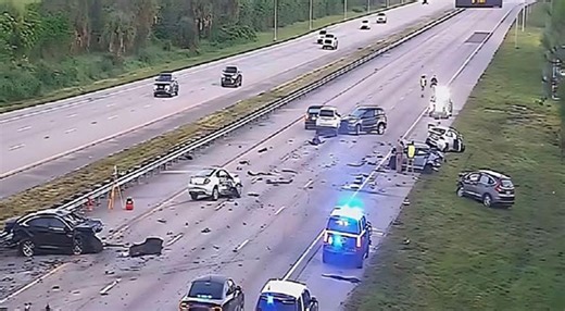Fatal Multi-Vehicle Crash Shuts Down All Northbound Lanes of I-95 in Brevard County - Space Coast Daily