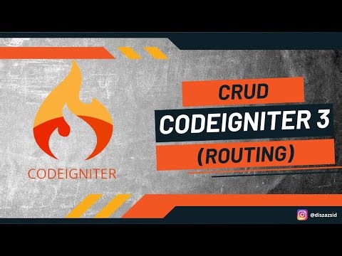BELAJAR CODEIGNITER 3 : SISTEM ROUTING