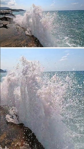 Massive Waves Crash Into Coastal Cliffs — Nature’s Raw Power!