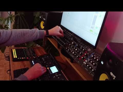 Ambient Dub Performance with Behringer Synths and Novation Launch Control XL