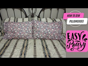 Sew A Pillow Case | Easy French Seams