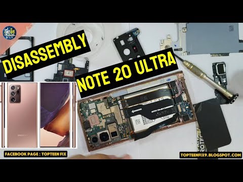 Samsung Note 20 Ultra Disassembly and LCD Replacement
