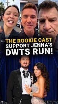 The Rookie Cast Cheers On Jenna Dewan for Dancing With The Stars! #shorts #dwts