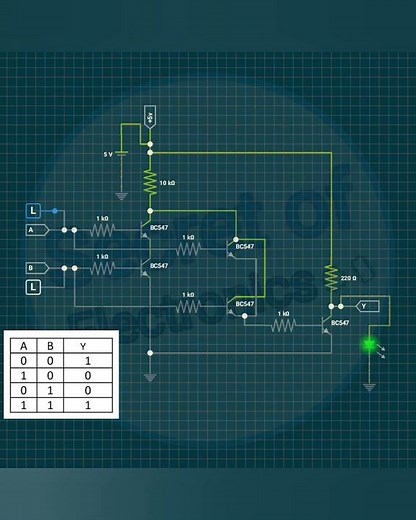 How To Make XNOR Gate Using BJT