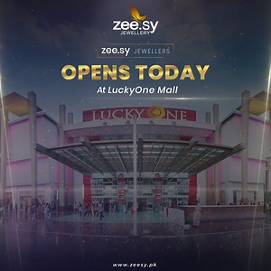 53 reactions | Zeesy Jewellery's opening at LuckyOne Mall marks the beginning of a new era for delicate artificial jewellery lovers. Get 20% off on all exquisite jewellery items till Sunday. Location: Shop# SF-07G 2nd Floor LuckyOne Mall karachi Shop online at: www.zeesy.pk Contact at: 03213800037 #Zeesy #zeesyjewellery #ZeesyLuckyOne #luckyOneMall #zeesyoutlet #luckyOne #ArtificialJewellery #Karachi | Zee.sy jewellery | Facebook