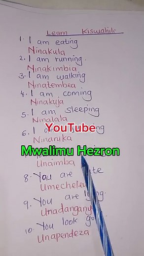 TikTok Africa: Learn Kiswahili with Fun Videos