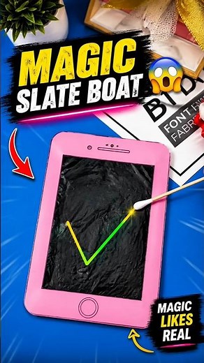 Magic Slate Board 🤯 | How to Make a Magic Slate Board 🤔 | #youtubeshorts #diy #shortsfeed