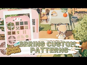 ALL 50 Design Codes I’m Using On My Spring Island & More | Animal Crossing New Horizons